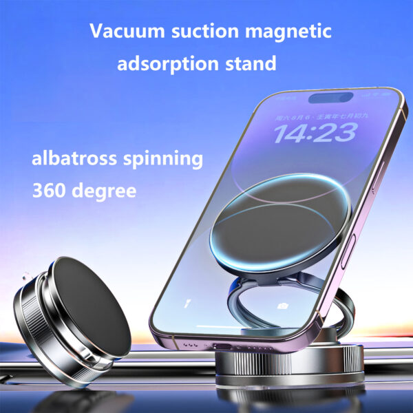 Magnetic Car Phone Holder,Cell Phone Automobile Cradles Holder for Magsafe 360° Adjustable Mount, Holders for Your Car for iPhone 16 Pro Max 15 14 13 12 Plus (Black) - Image 8